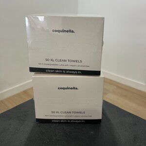 TWO Disposable Clean Skin Face Towel XL (BRAND NEW)